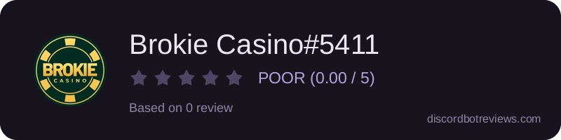 Rating banner for Brokie Casino#5411