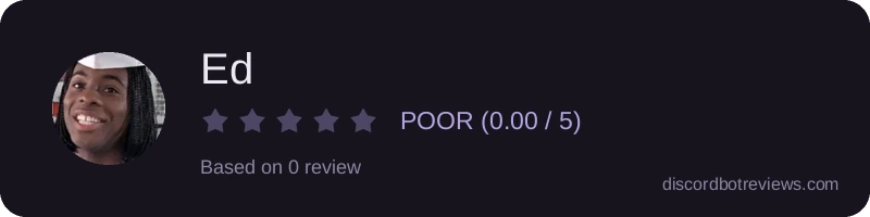 Rating widget preview for Ed