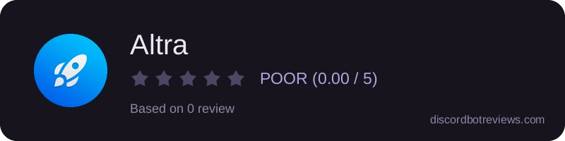 Rating banner for Altra