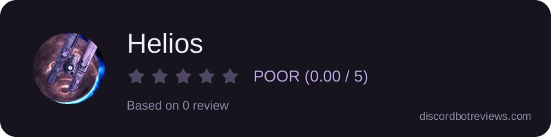 Rating widget preview for Helios