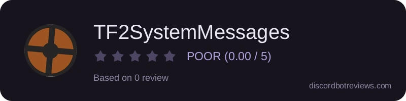 Rating widget preview for TF2SystemMessages