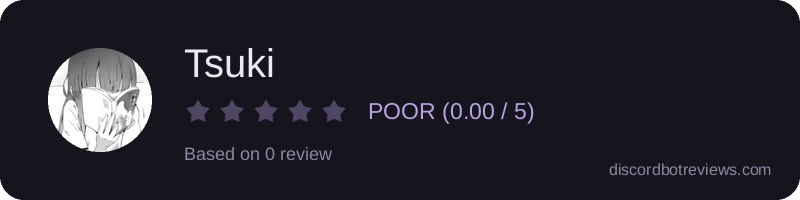 Rating widget preview for Tsuki