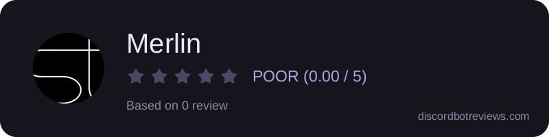 Rating widget preview for Merlin