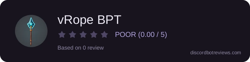 Rating widget preview for vRope BPT