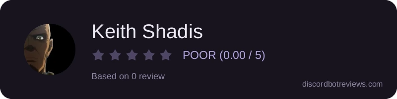 Rating widget preview for Keith Shadis