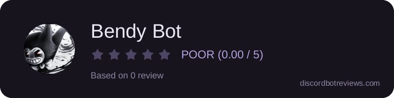 Rating banner for Bendy Bot