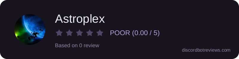 Rating banner for Astroplex