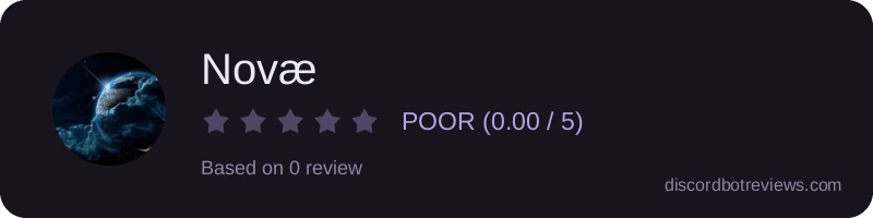 Rating widget preview for Novæ