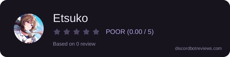 Rating widget preview for Etsuko