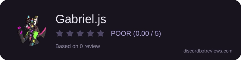 Rating banner for Gabriel.js