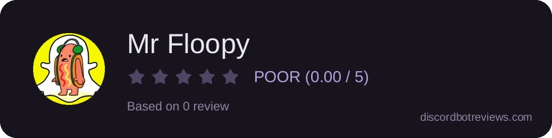 Rating widget preview for Mr Floopy