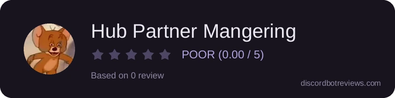 Rating banner for Hub Partner Mangering