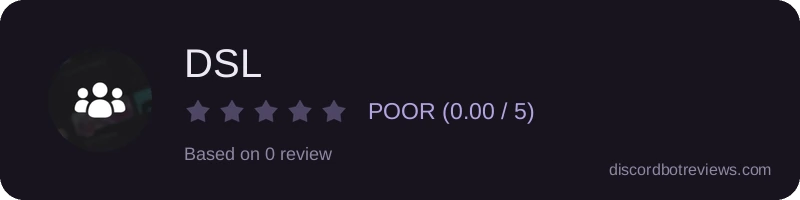 Rating widget preview for DSL