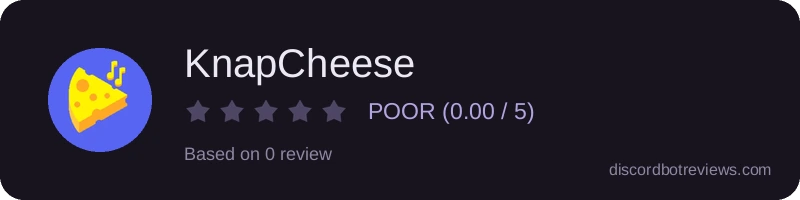 Rating banner for KnapCheese