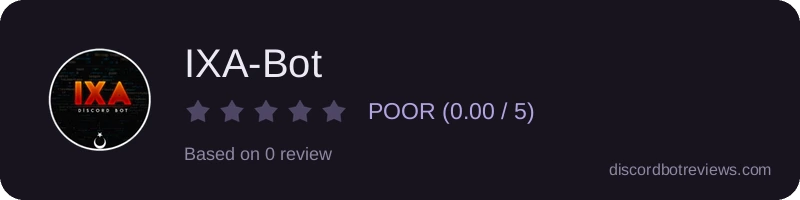 Rating widget preview for IXA-Bot