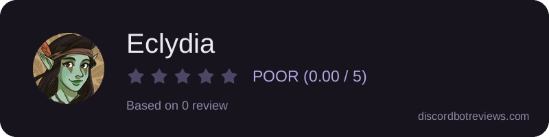 Rating widget preview for Eclydia