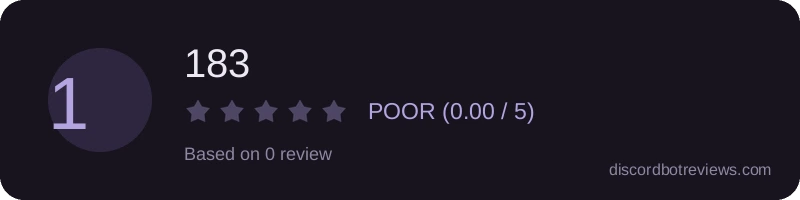 Rating widget preview for 183