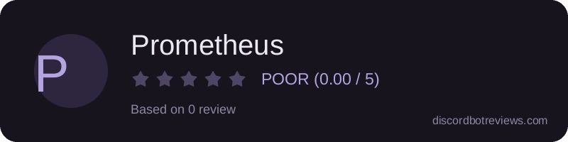 Rating banner for Prometheus