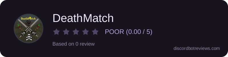 Rating widget preview for DeathMatch