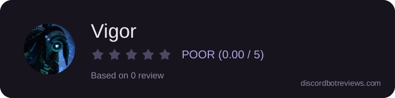 Rating widget preview for Vigor