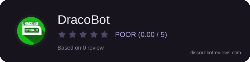 Rating banner for DracoBot