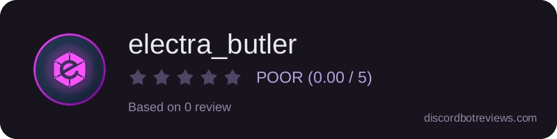 Rating widget preview for electra_butler