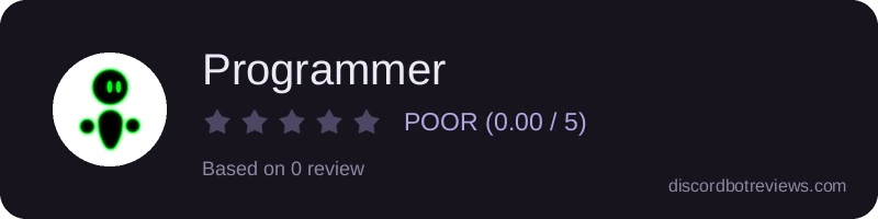 Rating widget preview for Programmer