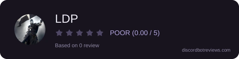 Rating widget preview for LDP