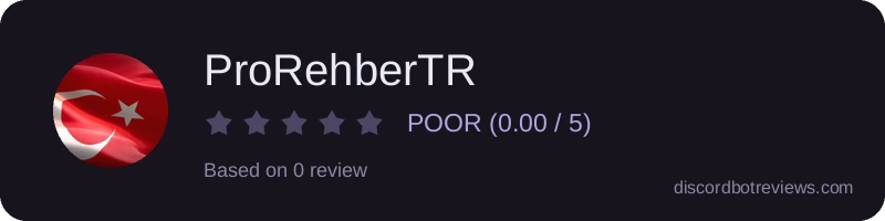 Rating widget preview for ProRehberTR