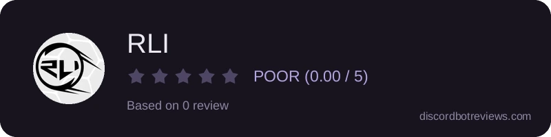 Rating widget preview for RLI