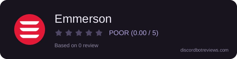 Rating widget preview for Emmerson