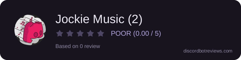 Rating banner for Jockie Music (2)