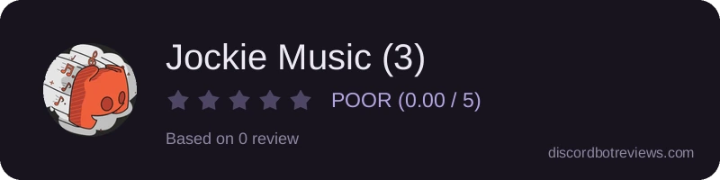 Rating widget preview for Jockie Music (3)