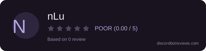 Rating widget preview for nLu
