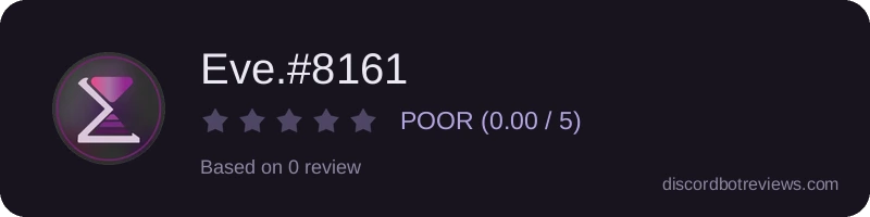 Rating widget preview for Eve.#8161