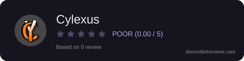 Rating banner for Cylexus