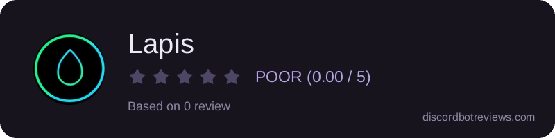 Rating widget preview for Lapis