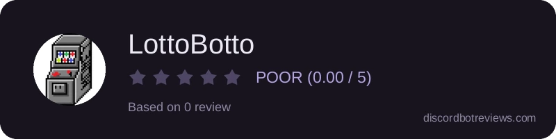 Rating widget preview for LottoBotto