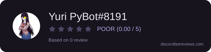 Rating widget preview for Yuri PyBot#8191