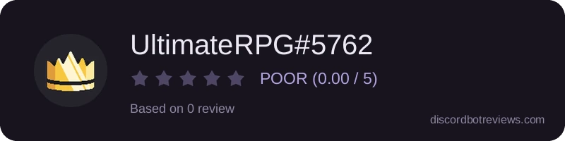 Rating widget preview for UltimateRPG#5762