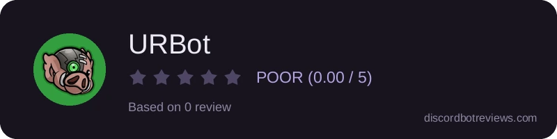 Rating widget preview for URBot