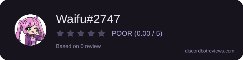 Rating widget preview for Waifu#2747
