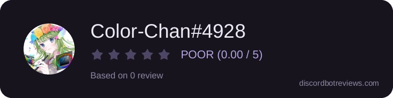Rating widget preview for Color-Chan#4928