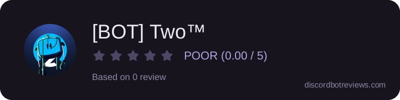 Rating widget preview for [BOT] Two™