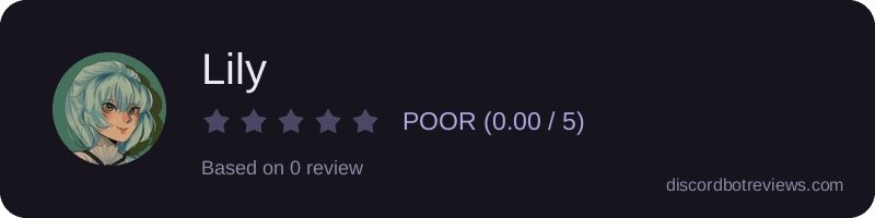 Rating widget preview for Lily