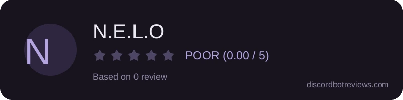 Rating widget preview for N.E.L.O