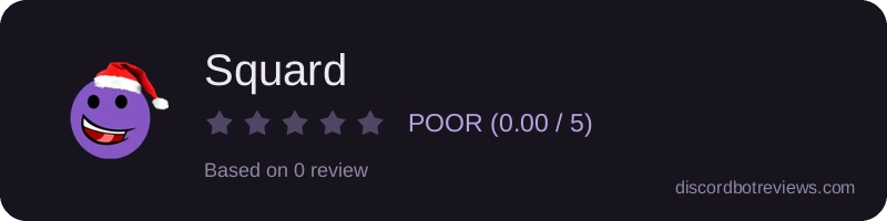 Rating widget preview for Squard