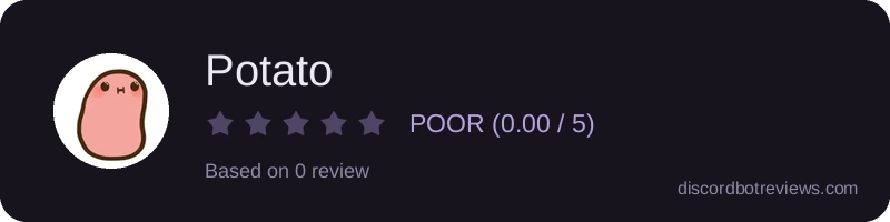 Rating widget preview for Potato