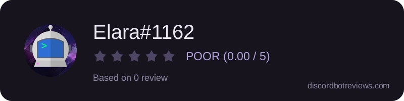 Rating widget preview for Elara#1162