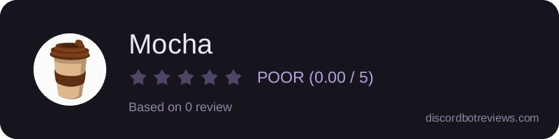 Rating widget preview for Mocha